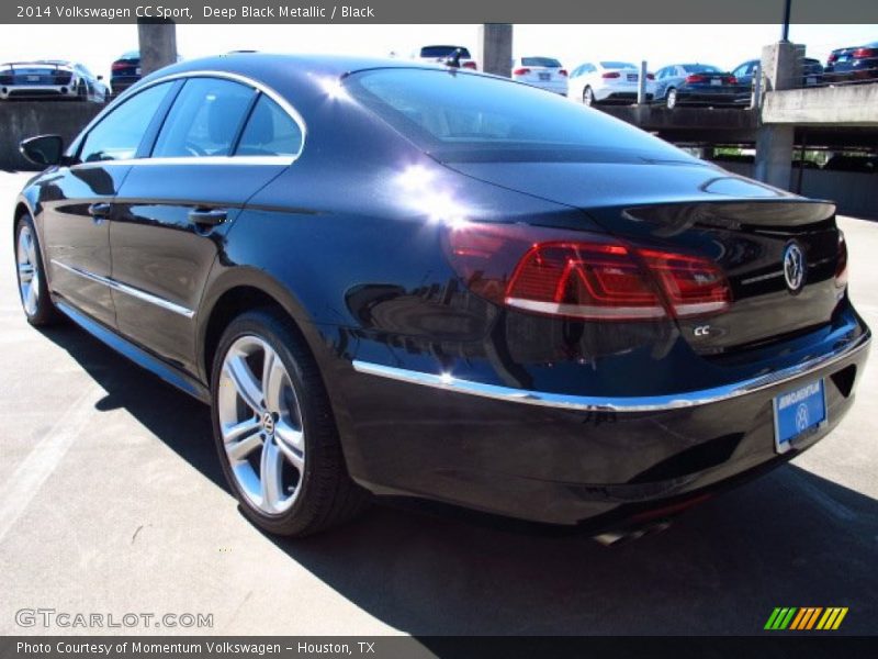 Deep Black Metallic / Black 2014 Volkswagen CC Sport