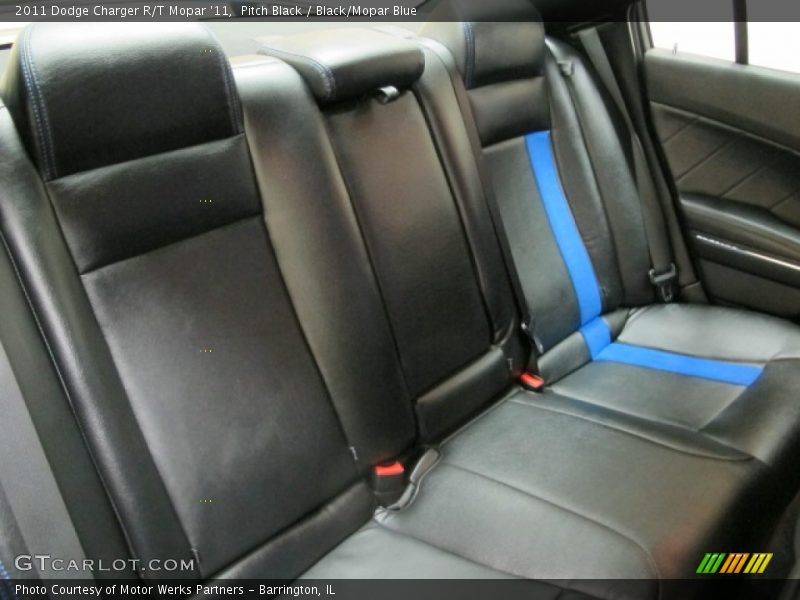 Pitch Black / Black/Mopar Blue 2011 Dodge Charger R/T Mopar '11