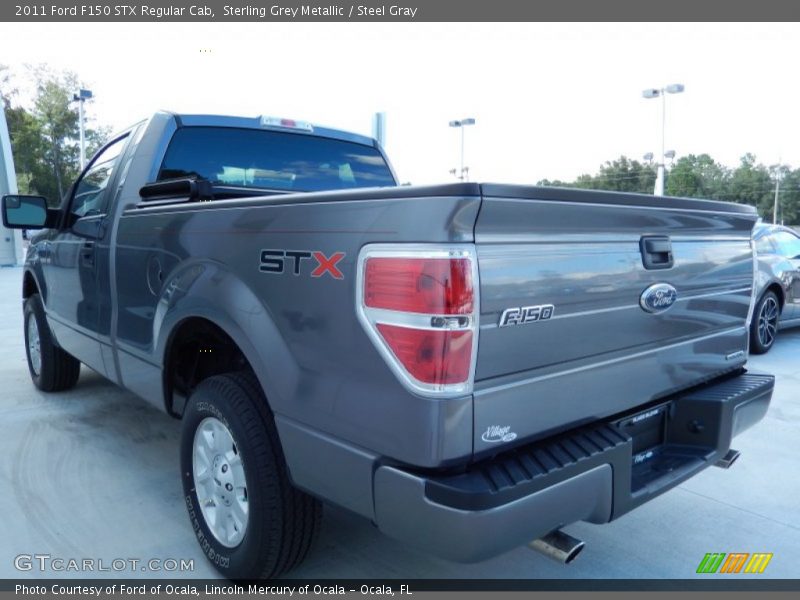 Sterling Grey Metallic / Steel Gray 2011 Ford F150 STX Regular Cab