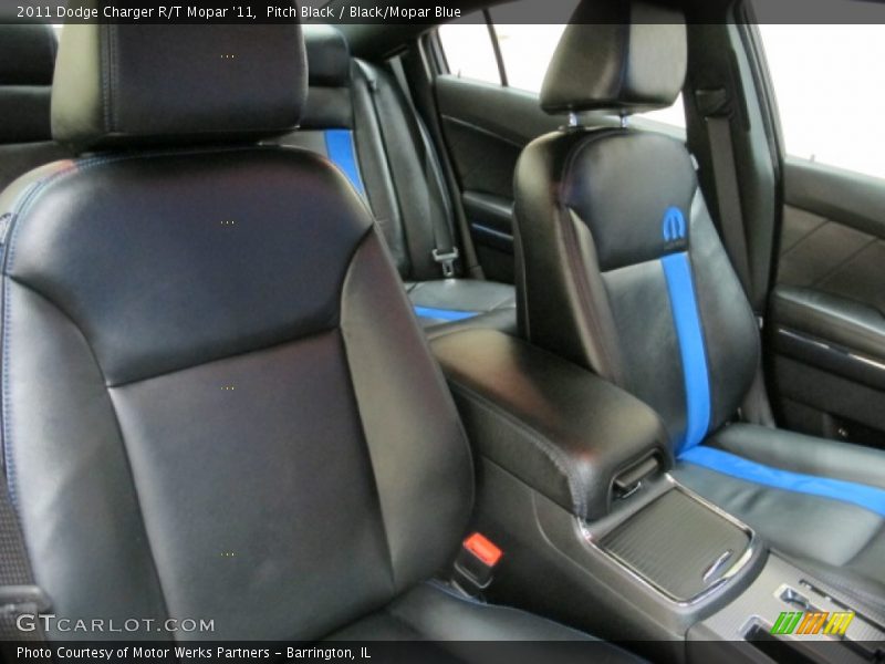 Pitch Black / Black/Mopar Blue 2011 Dodge Charger R/T Mopar '11