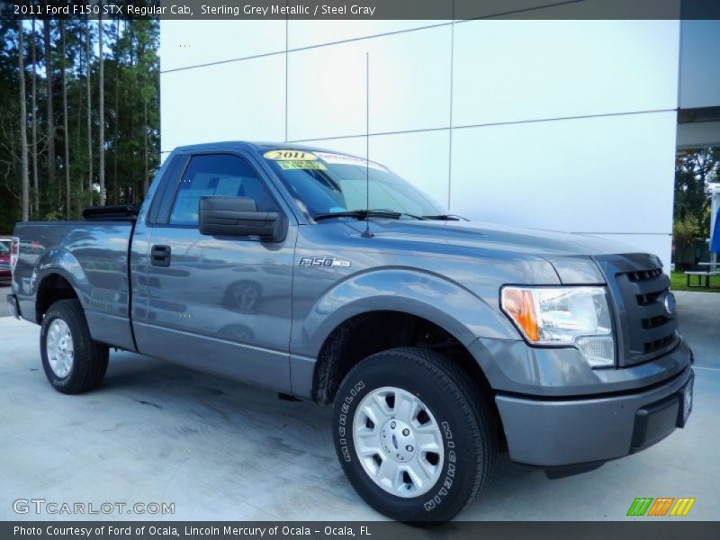 Sterling Grey Metallic / Steel Gray 2011 Ford F150 STX Regular Cab