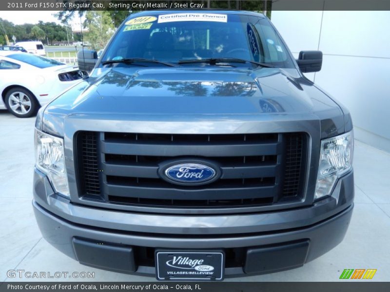 Sterling Grey Metallic / Steel Gray 2011 Ford F150 STX Regular Cab