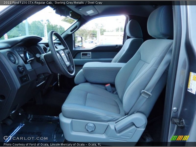 Sterling Grey Metallic / Steel Gray 2011 Ford F150 STX Regular Cab