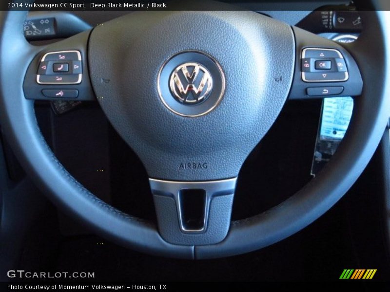 Deep Black Metallic / Black 2014 Volkswagen CC Sport