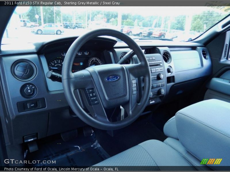Sterling Grey Metallic / Steel Gray 2011 Ford F150 STX Regular Cab