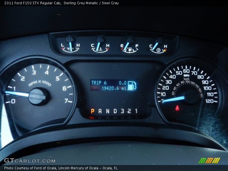 Sterling Grey Metallic / Steel Gray 2011 Ford F150 STX Regular Cab