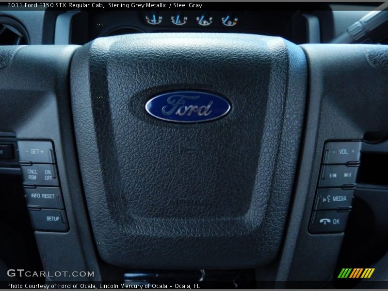 Sterling Grey Metallic / Steel Gray 2011 Ford F150 STX Regular Cab