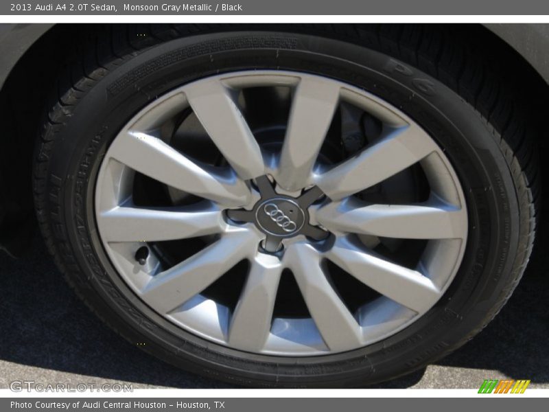Monsoon Gray Metallic / Black 2013 Audi A4 2.0T Sedan