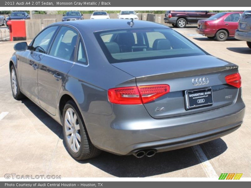 Monsoon Gray Metallic / Black 2013 Audi A4 2.0T Sedan