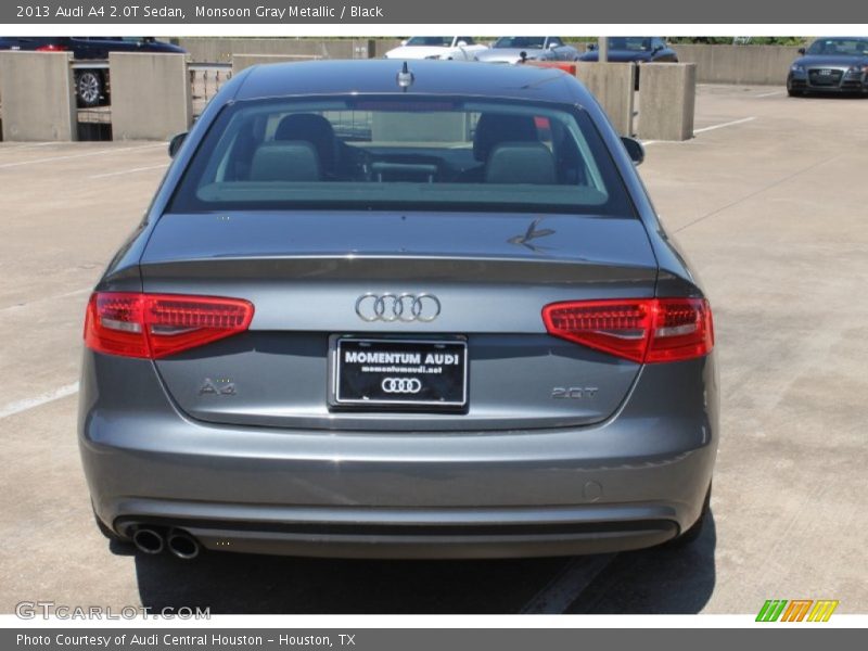 Monsoon Gray Metallic / Black 2013 Audi A4 2.0T Sedan