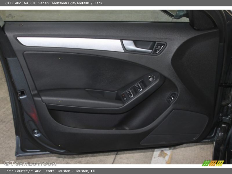 Monsoon Gray Metallic / Black 2013 Audi A4 2.0T Sedan