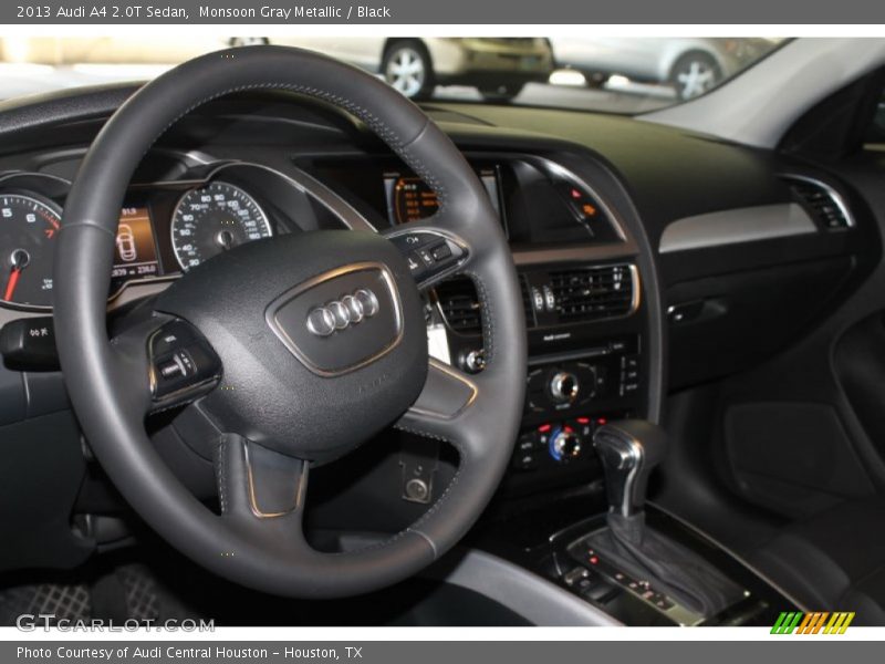 Monsoon Gray Metallic / Black 2013 Audi A4 2.0T Sedan
