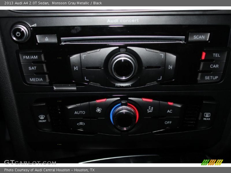 Monsoon Gray Metallic / Black 2013 Audi A4 2.0T Sedan
