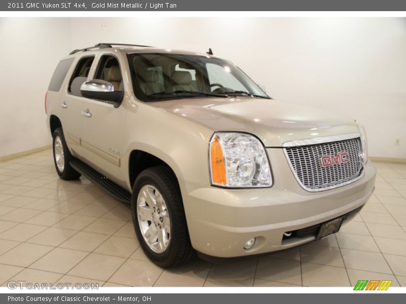 Gold Mist Metallic / Light Tan 2011 GMC Yukon SLT 4x4