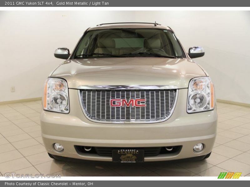 Gold Mist Metallic / Light Tan 2011 GMC Yukon SLT 4x4