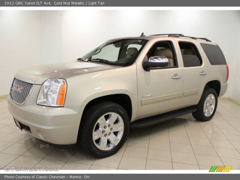 Gold Mist Metallic / Light Tan 2011 GMC Yukon SLT 4x4