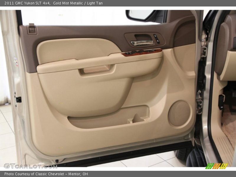 Gold Mist Metallic / Light Tan 2011 GMC Yukon SLT 4x4