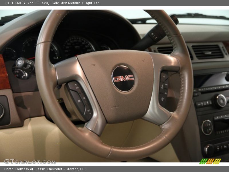 Gold Mist Metallic / Light Tan 2011 GMC Yukon SLT 4x4