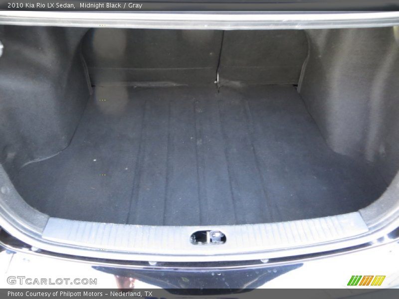 Midnight Black / Gray 2010 Kia Rio LX Sedan