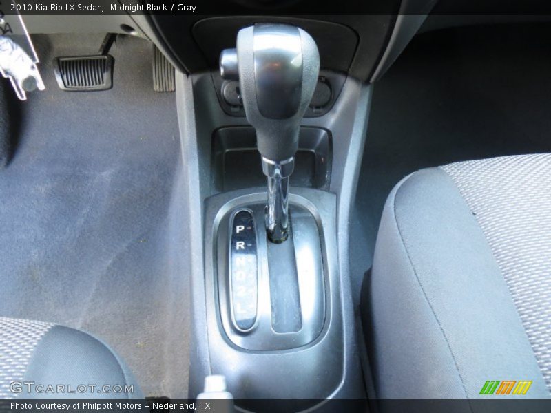 Midnight Black / Gray 2010 Kia Rio LX Sedan