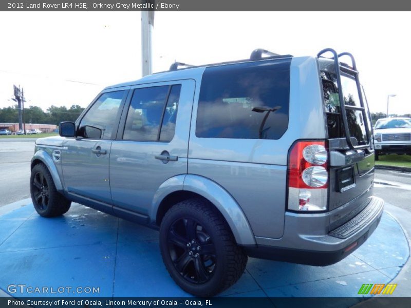 Orkney Grey Metallic / Ebony 2012 Land Rover LR4 HSE