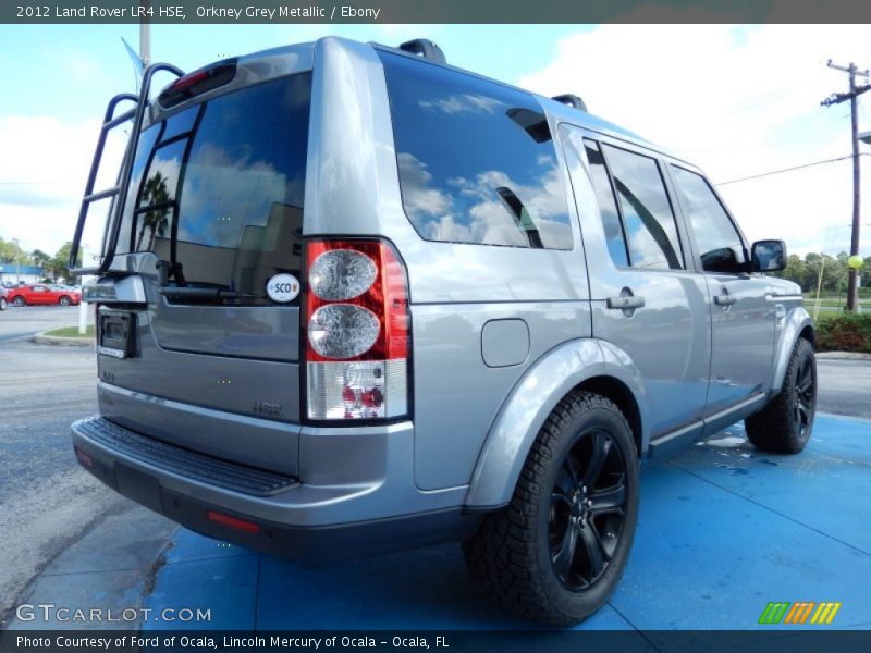 Orkney Grey Metallic / Ebony 2012 Land Rover LR4 HSE