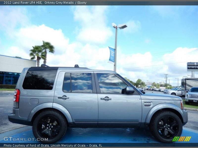 Orkney Grey Metallic / Ebony 2012 Land Rover LR4 HSE