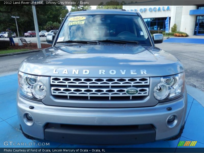 Orkney Grey Metallic / Ebony 2012 Land Rover LR4 HSE
