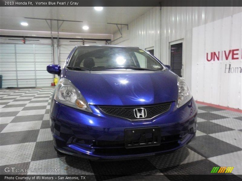 Vortex Blue Pearl / Gray 2013 Honda Fit