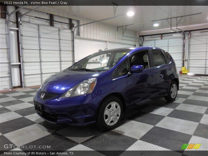Vortex Blue Pearl / Gray 2013 Honda Fit