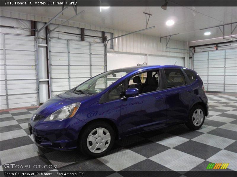 Vortex Blue Pearl / Gray 2013 Honda Fit
