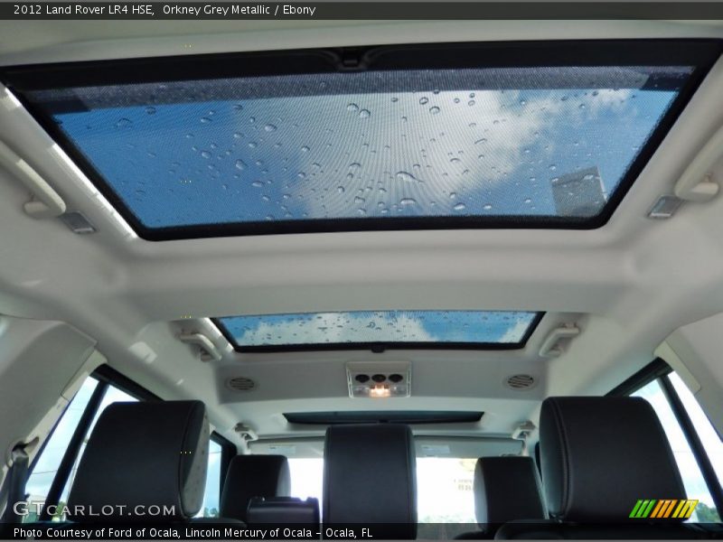 Sunroof of 2012 LR4 HSE