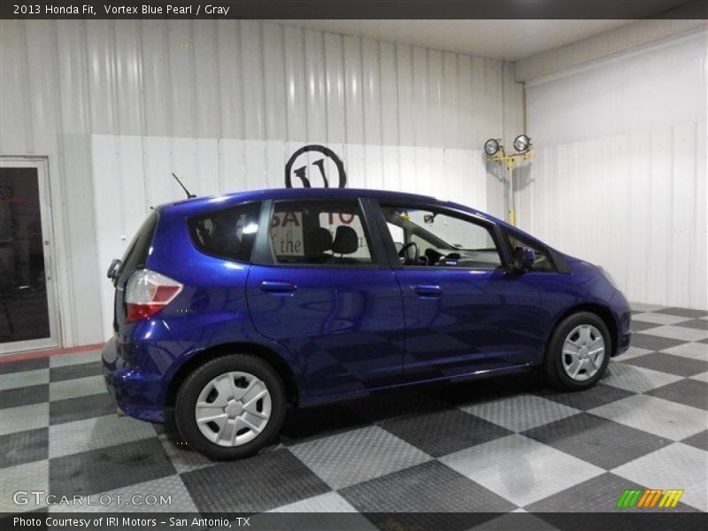 Vortex Blue Pearl / Gray 2013 Honda Fit