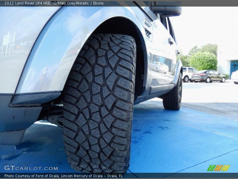 Orkney Grey Metallic / Ebony 2012 Land Rover LR4 HSE