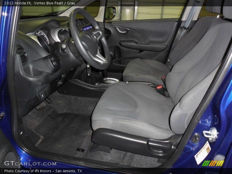 Vortex Blue Pearl / Gray 2013 Honda Fit