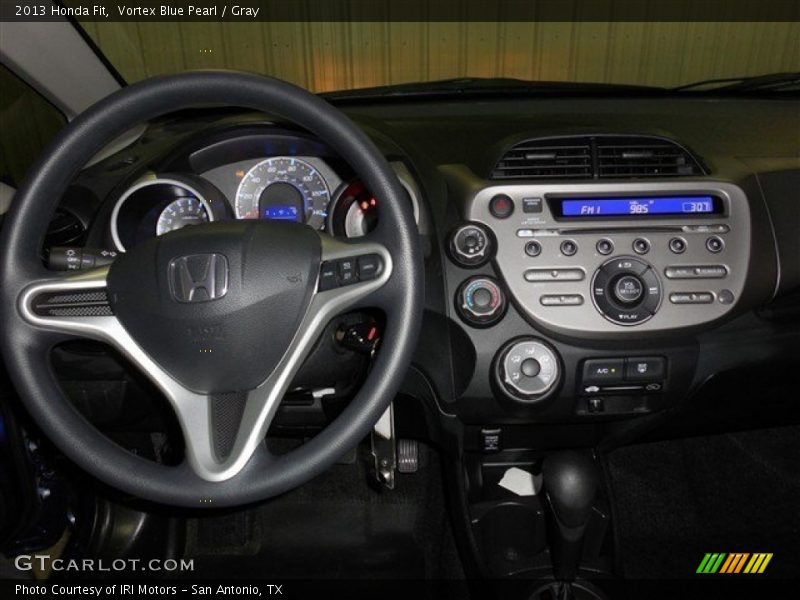 Vortex Blue Pearl / Gray 2013 Honda Fit