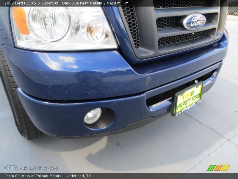 Dark Blue Pearl Metallic / Medium Flint 2007 Ford F150 STX SuperCab