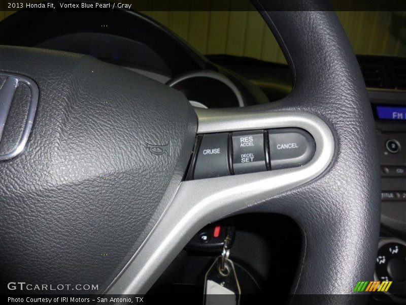 Vortex Blue Pearl / Gray 2013 Honda Fit