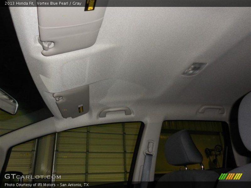 Vortex Blue Pearl / Gray 2013 Honda Fit