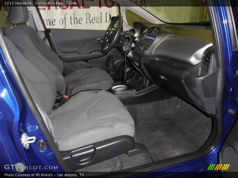 Vortex Blue Pearl / Gray 2013 Honda Fit