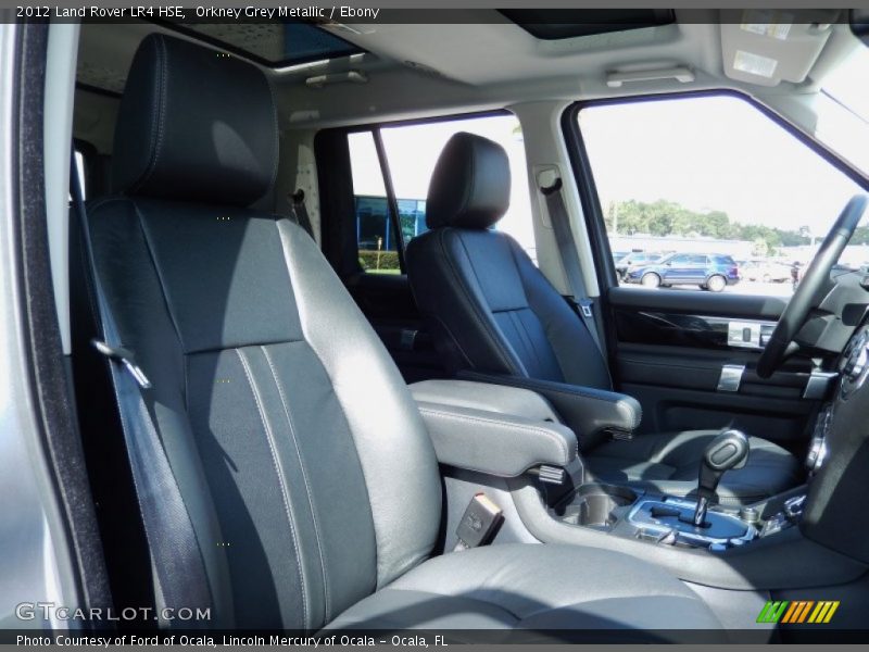 Orkney Grey Metallic / Ebony 2012 Land Rover LR4 HSE