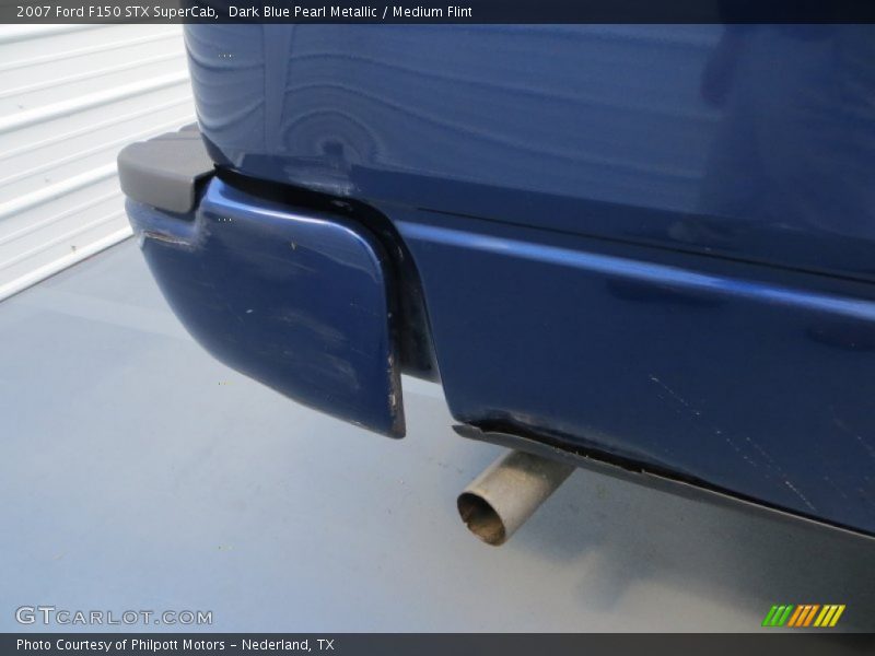 Dark Blue Pearl Metallic / Medium Flint 2007 Ford F150 STX SuperCab