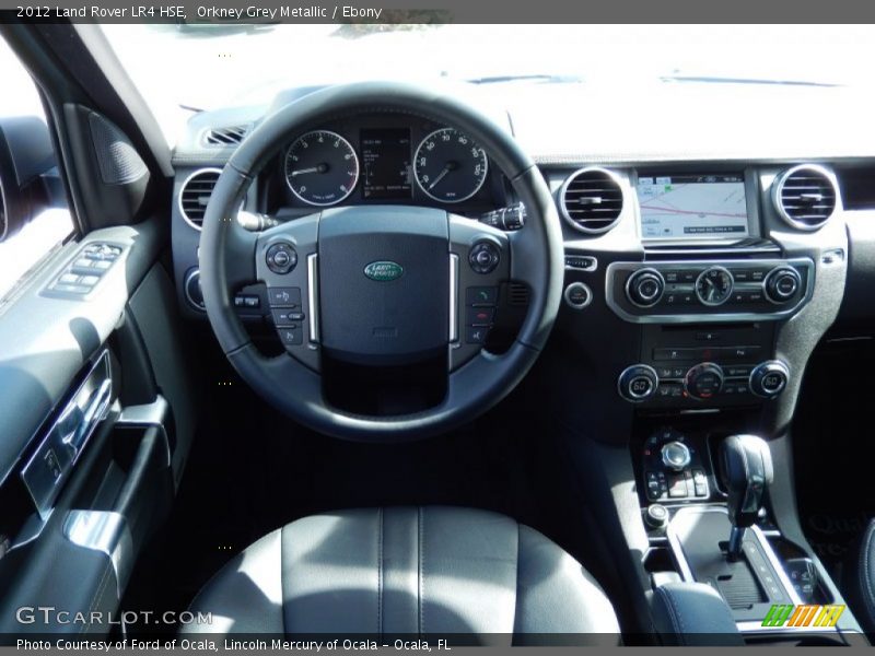 Orkney Grey Metallic / Ebony 2012 Land Rover LR4 HSE