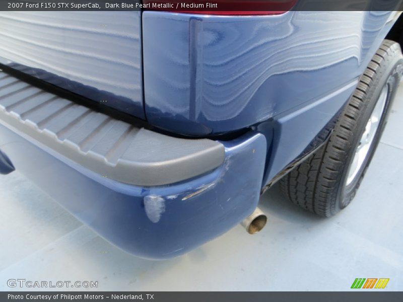 Dark Blue Pearl Metallic / Medium Flint 2007 Ford F150 STX SuperCab