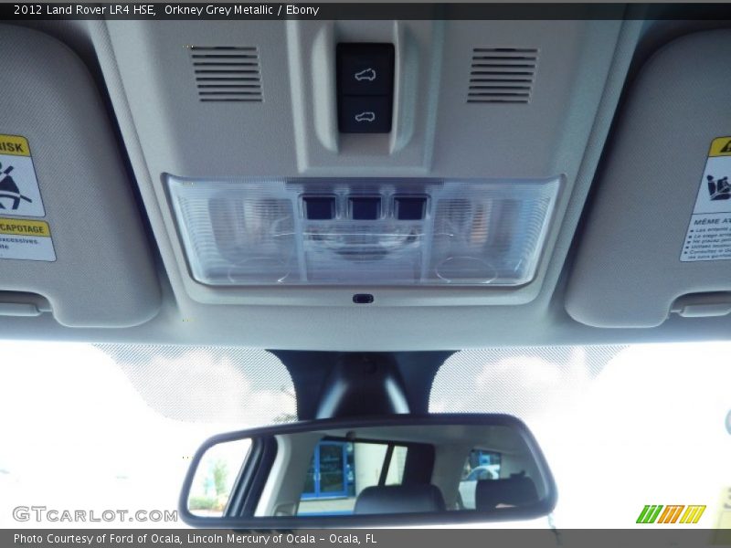 Orkney Grey Metallic / Ebony 2012 Land Rover LR4 HSE