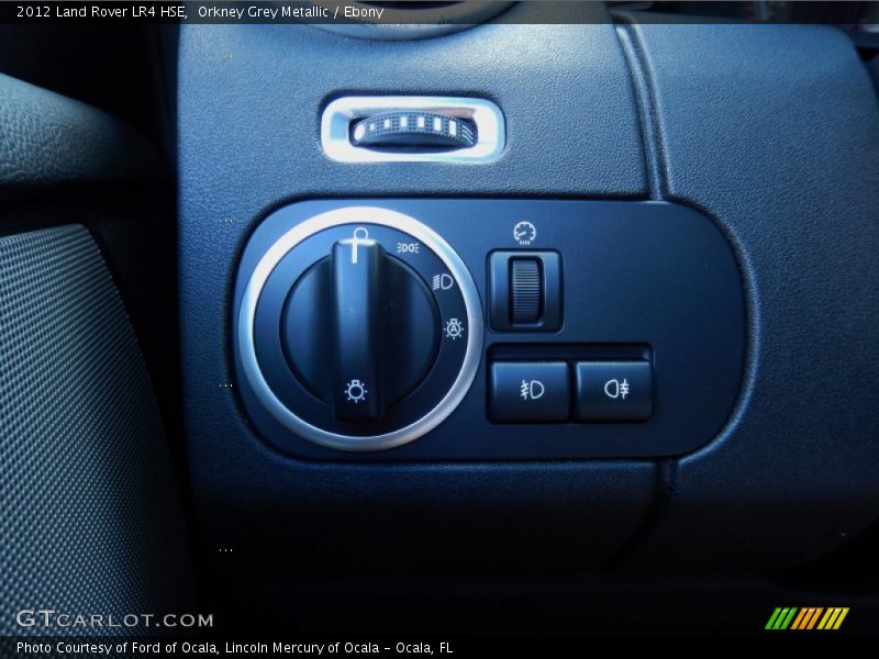 Controls of 2012 LR4 HSE