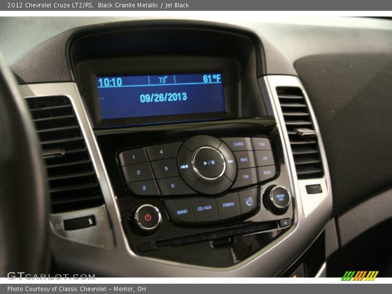 Black Granite Metallic / Jet Black 2012 Chevrolet Cruze LTZ/RS