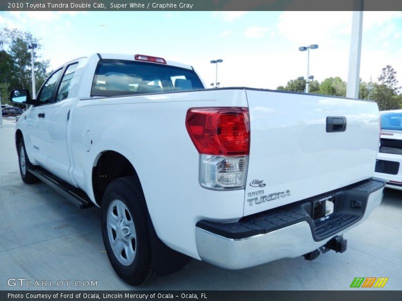 Super White / Graphite Gray 2010 Toyota Tundra Double Cab