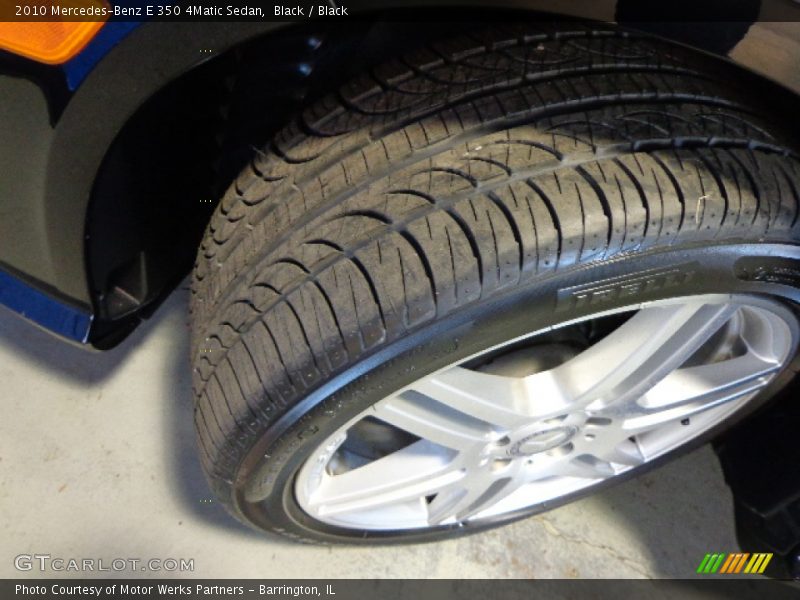 Black / Black 2010 Mercedes-Benz E 350 4Matic Sedan