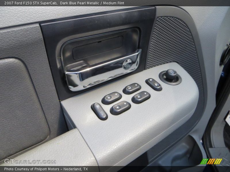 Dark Blue Pearl Metallic / Medium Flint 2007 Ford F150 STX SuperCab